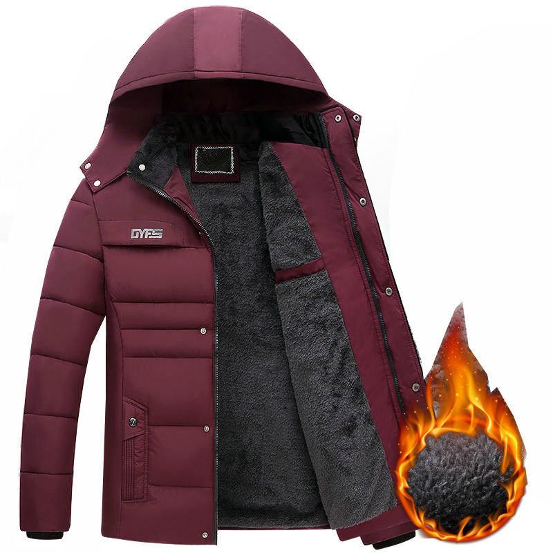 Men Parkas Coats Winter Male Hooded Jackets Casual Thicken Parka Coat Men's Fashion Waterproof Warm Parkas 2023 New Dropshipping