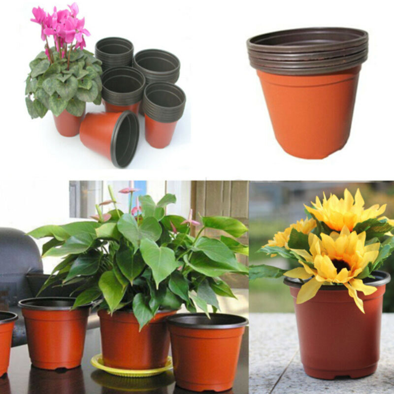 Heavy Duty Plant Pots 10/20/50/100PCS Indoor Outdoor Flower Seeds Crops Growing