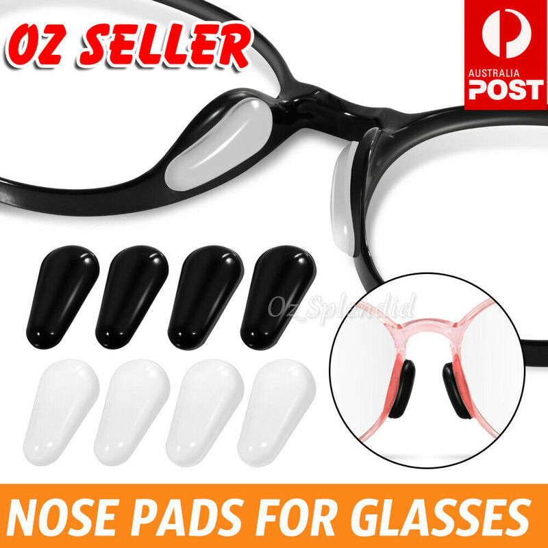 Set di naselli in Silicone antiscivolo Stick On per occhiali da vista occhiali da sole accessori per naselli sottili antiscivolo