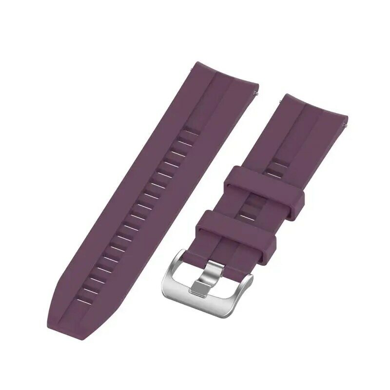 Pasek na pasek do Huami Amazfit GTR 47mm stalowa klamra silikonowy trwały zegarek wymiana paska silikonowego inteligentna opaska 22mm szerokość