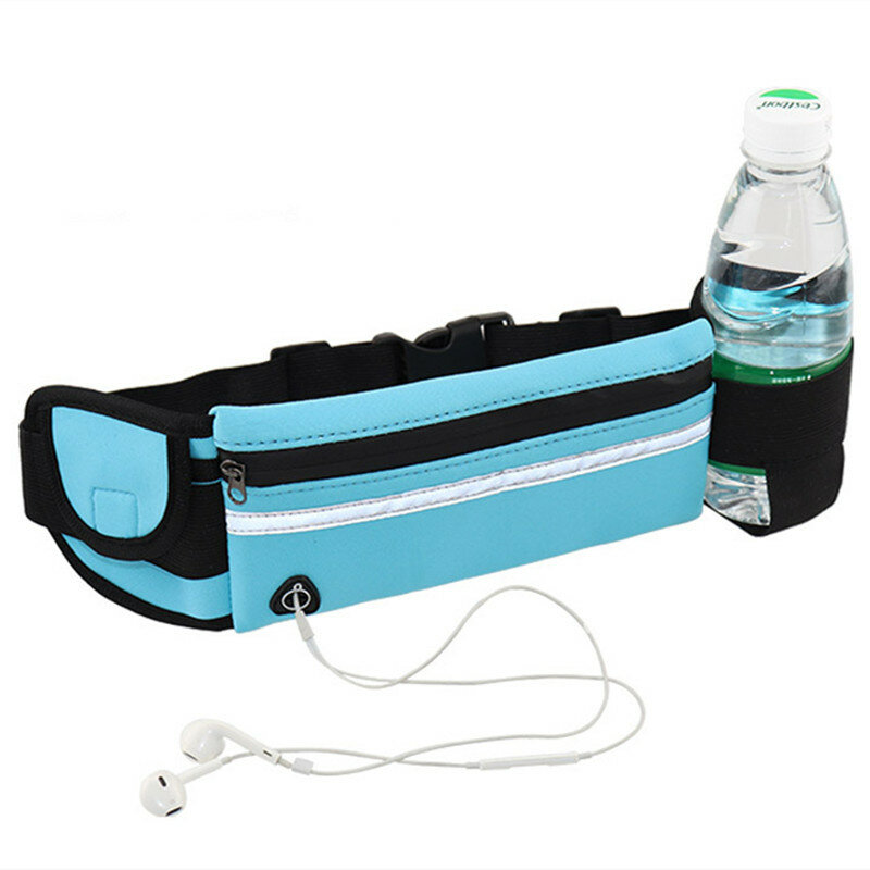 2024 New Running Mobile Phone Pockets Outdoor Fitness Sports Pockets With Water Bottle Belt Bag Outdoor Waterproof Sports Bag