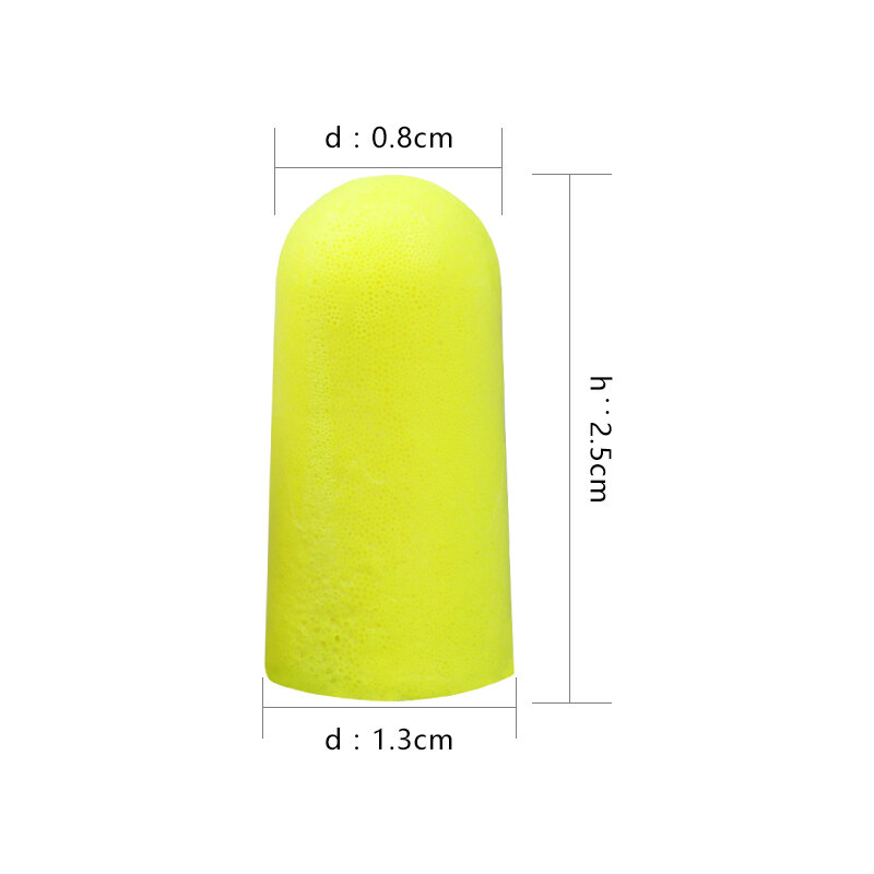200pairs Authentic 3M 312-1250 Foam Soft corded Ear Plugs Noise Reduction Norope Earplugs Swimming Protective earmuffs