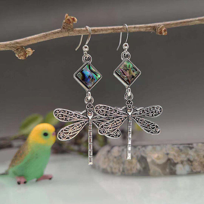 Gioielli Vintage orecchini pendenti libellula per le donne anniversario festa di nozze regalo orecchini donna bohémien 2023