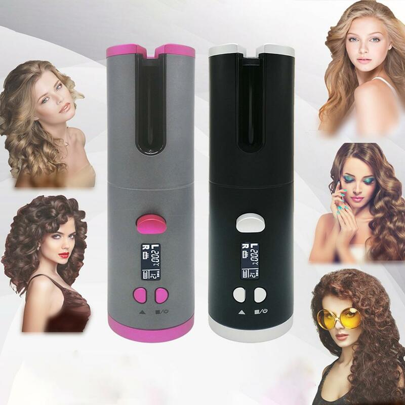 USB Professional Automatic hair Curling Iron Curling Barrel Hair Styler Hair Waver Styling Tools Hair Curler Electric Curling