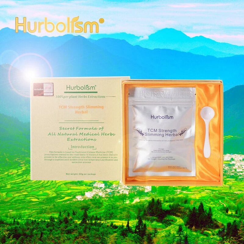 Hurbolismo nuevo polvo de hierbas para adelgazar la fuerza de TCM, ingredientes naturales de la medicina tradicional china, pérdida de peso más fuerte
