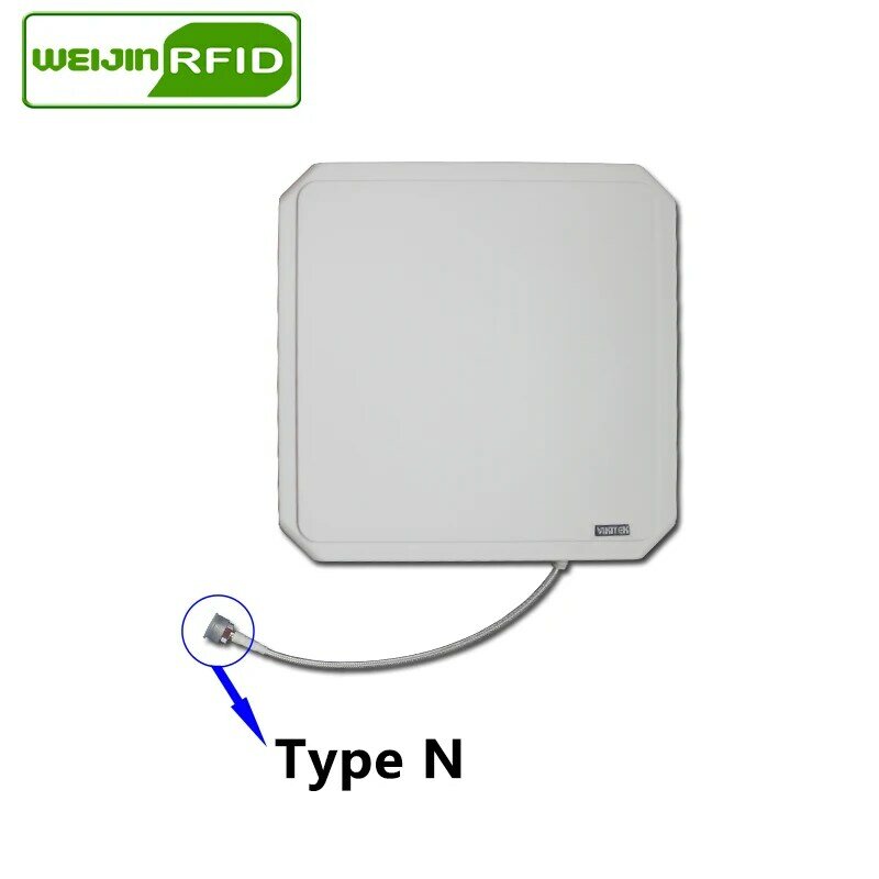 UHF RFID เสาอากาศ VIKITEK 902-928MHz Circular Polarization GAIN 9DBI ABS ยาวระยะทางใช้สำหรับ impinj R420 R220 คนต่างด้าว 9900 F800