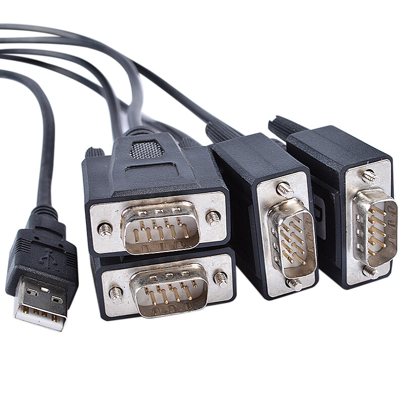 USB gehen zu Serielle 4-Port RS232 DB9 Konverter Kabel FTDI Chip