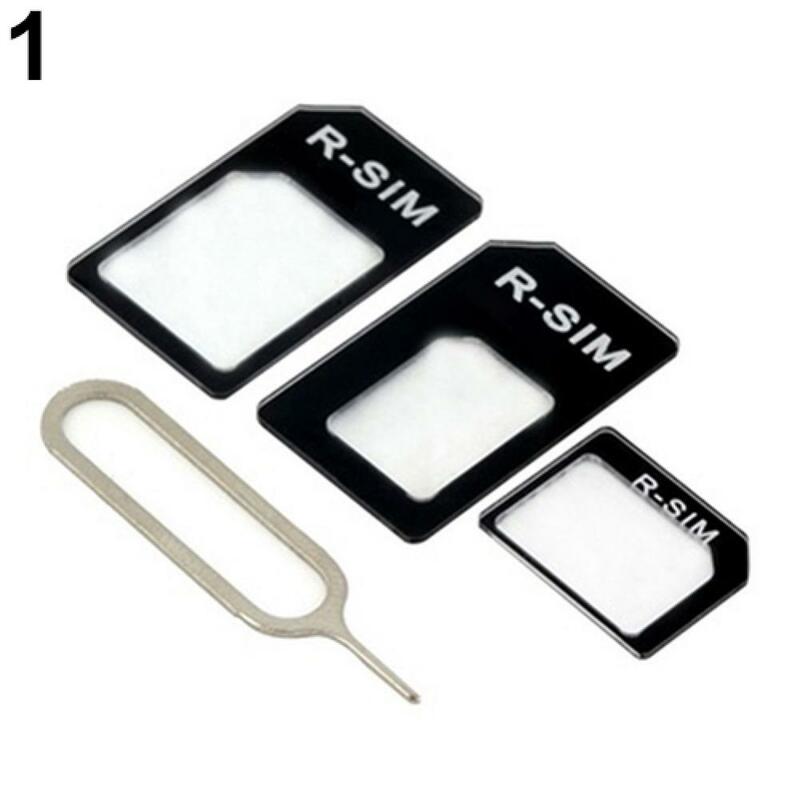 3 in 1 NanoSIM Card to Micro SIM Card to Standard SIM Card Adapter Converter