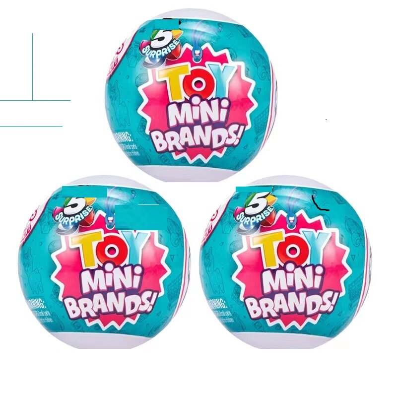 5-überraschung Mini Marken 5 Überraschung Spielzeug Mini Marken Sammeln Kapsel Ball Anime Abbildung Spielzeug Geburtstag Überraschung Kinder Geschenk