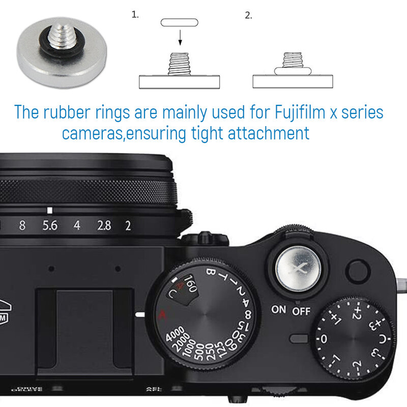 Poignée en métal pour appareil photo Fuji Fujifilm X-E4/X-E3/XE3, avec bouton de déclenchement