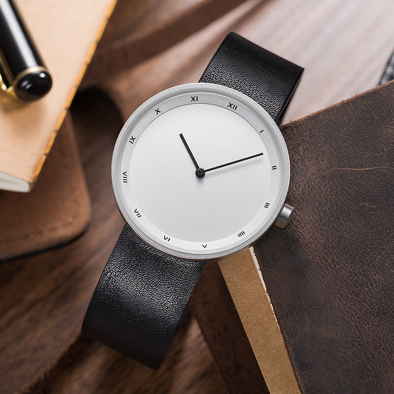 YAZOLE Horloge Heren Nieuw Eenvoudig Heren Quartz Horloges Leren Band Waterdicht Polshorloges Voor Mannen Mode horloges mannen