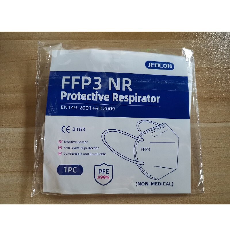 FFP3 maska 5 warstw filtracja wielokrotnego użytku ochrona bezpieczeństwa certyfikat CE osłona na usta przeciw zanieczyszczeniom maska oddechowa
