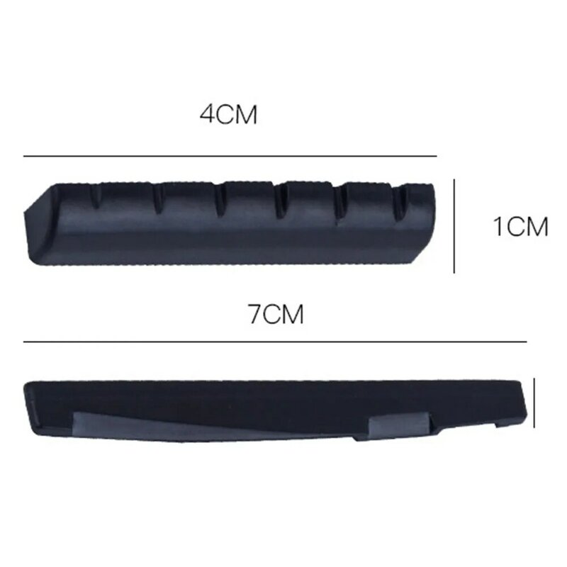 Venda em uma perda 2 pçs travesseiro conjunto acústico universal guitarra ponte sela abs material de polímero acessórios peças travesseiros