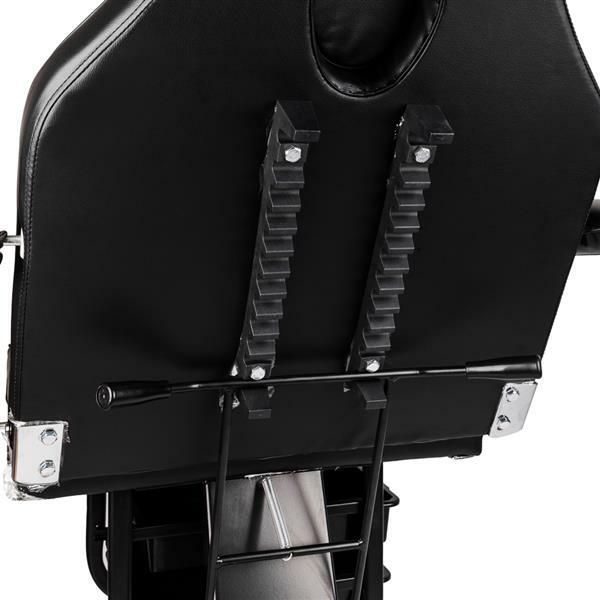 Portable 70 "réglable pliant en aluminium pied Salon de beauté SPA Massage tatouage lit équipement noir