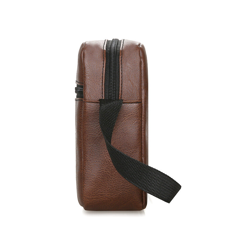 2022 Fashion Men's  PU Leather Handbags Waterproof Bag For Man Male Cross Body Shoulder Messenger Bags Men's Casual Handbags