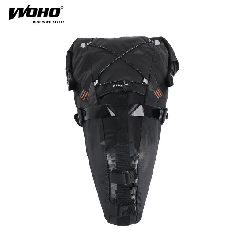 WOHO-حقيبة سرج خفيفة الوزن "XTOURING" ، جافة S / M ، لركوب الدراجات على الطرق والجبل