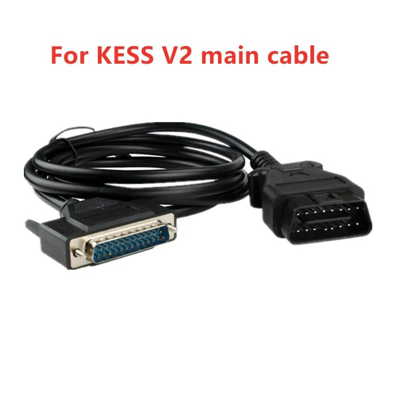 Acheheng Car OBD2 16PIN CABLES For KESS V2.53 V2 V5.017  Master ECU Chip Tuning Tool connect cable 25PIN TO 16PIN Cable
