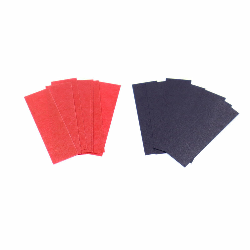 Bandes de papier articulées dentaires, produits de laboratoire, matériaux de poulet, bleu, rouge, 55x18mm, 300 feuilles/boîte