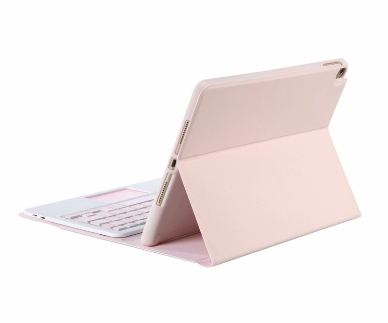 Für Ipad 10.2 ''10.5" Fall Ultra Slim Abnehmbare Drahtlose Bluetooth Tablet touch maus Tastatur Leder Abdeckung mit Bleistift halter