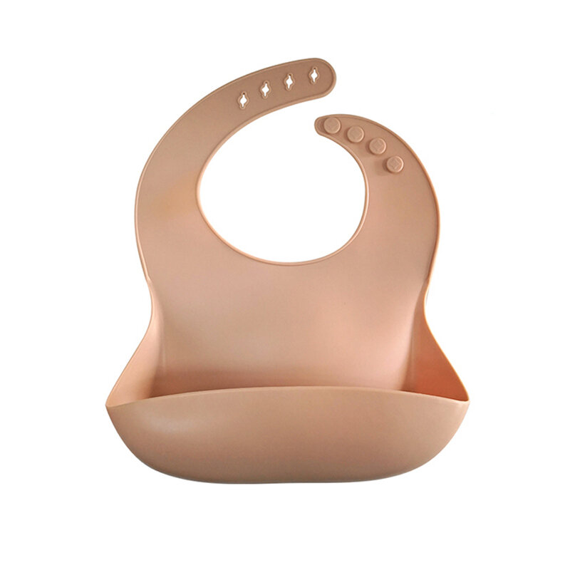 Food Grade Baby silikonowy śliniak regulowany śliniak Babador Burp karmienie dziecka zastawa stołowa niemowlę Todller akcesoria BPA za darmo