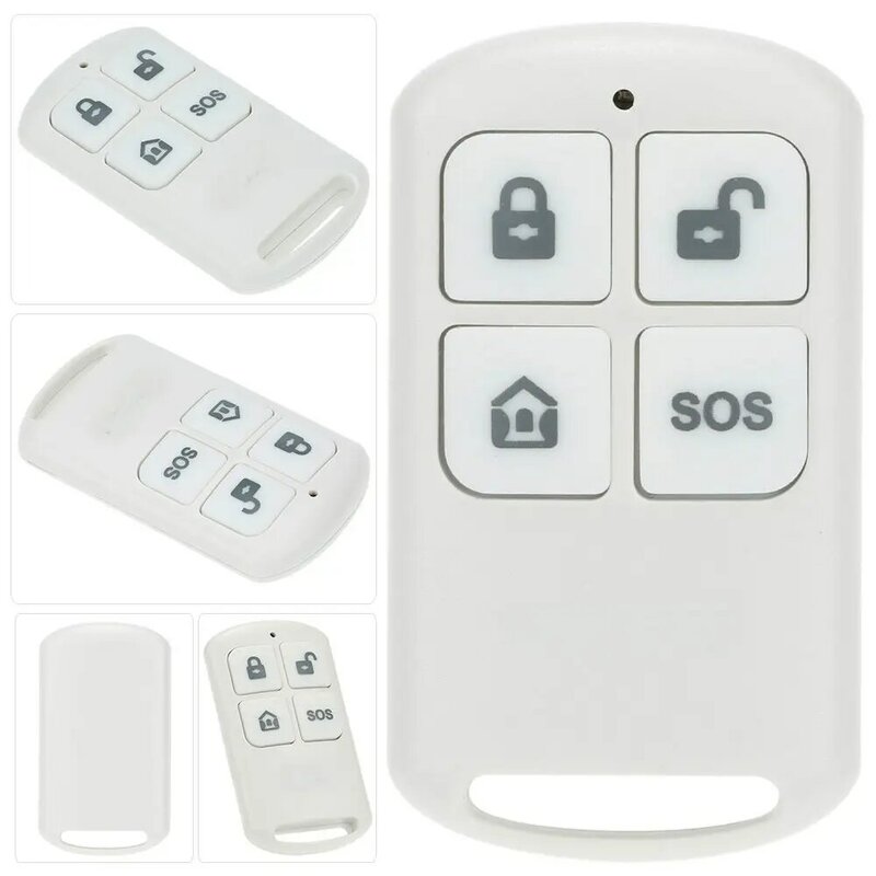 SmartYIBA remote control nirkabel, 1 buah 433Mhz EV1527 putih untuk sistem Alarm YB103/YB104