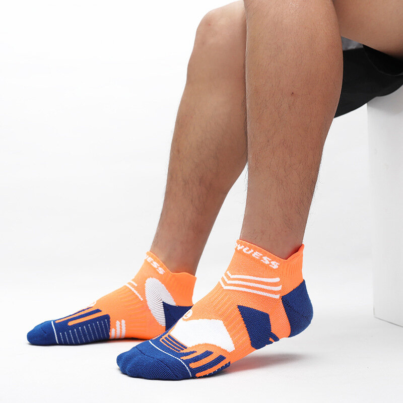 Novas meias de fitness esportes ao ar livre ciclismo esportes meias suor-absorvente respirável meias de alta qualidade confortável esportes meias