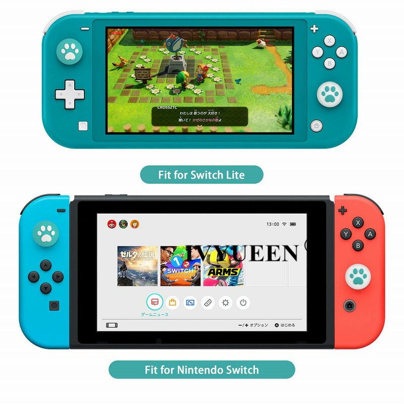 IVYUEEN für Nintendo Schalter Lite Animal Crossing Analog Thumb Grip für Nintend Swith Freude Con JoyCon Controller Joystick Kappe Spiel