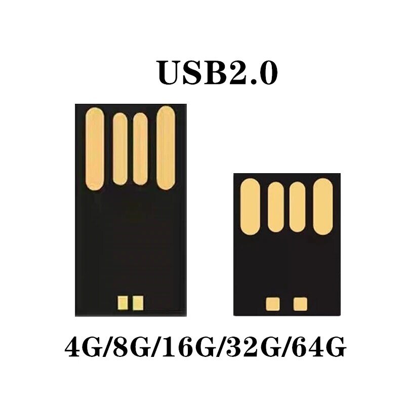 Impermeabile Di Memoria Flash 8 16 32 64GB USB 2.0 Corto Lungo Bordo Uddisk Semi-finito Chip Pendrive All'ingrosso Della Fabbrica