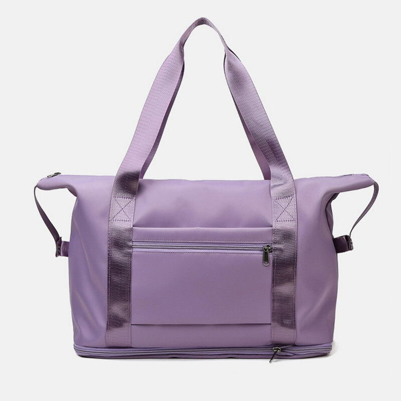Растягивающаяся модная большая дорожная сумка, женская сумка для хранения, сумка-тоут, нейлоновая водонепроницаемая сумка на плечо, женская сумка для выходных, спортзала
