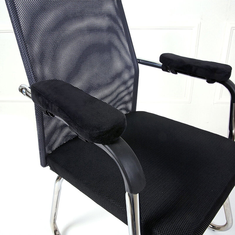 Smelov-almohadilla para brazo de espuma viscoelástica, cubierta para reposabrazos, cojín para silla de oficina en casa, cómoda almohada de codo, 1 piezas