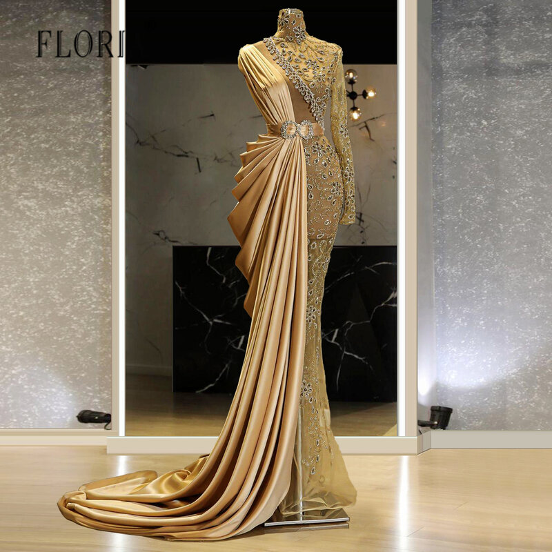 Dubai Tiếng Ả Rập Chính Thức Vũ Hội Đầm Nữ Váy Dạ Hội Dài Cho Tiệc Cưới Lễ Kaftans Abendkleider CXF214