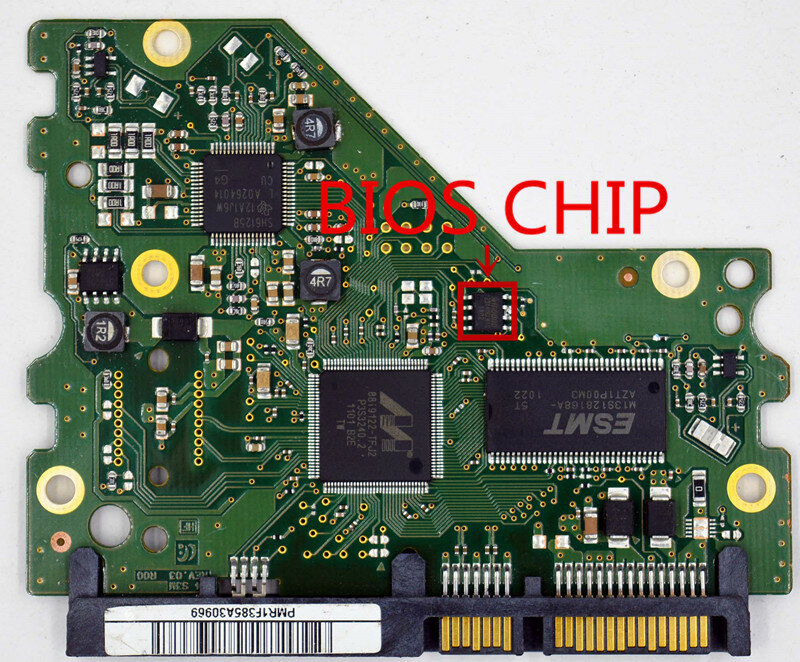 Sa placa de circuito de disco rígido desktop número BF41-00324A s3m rev.03 r00 hd322hj