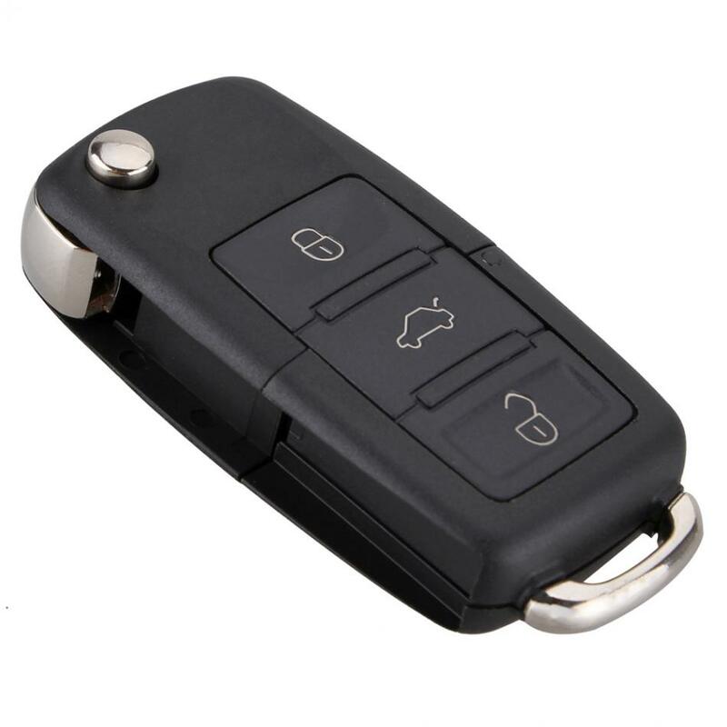 Черный 3 кнопки умный автомобиль удаленный сменный Футляр для ключей без чипа подходит для Volkswagen B5 Passat автомобилей