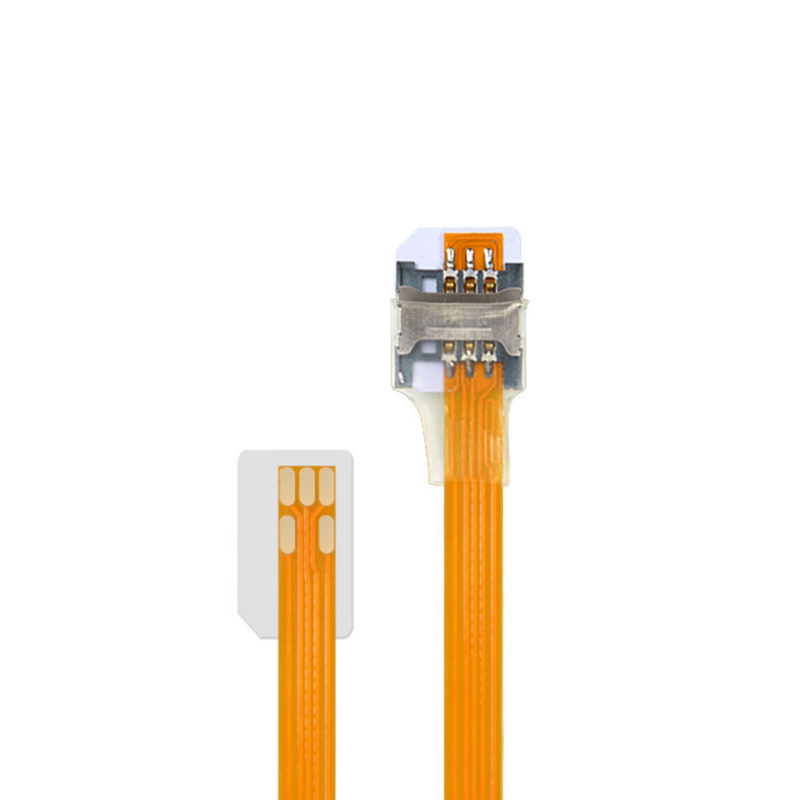 Cable de extensión inverso positivo estándar 2FF SIM, Cable de extensión de señal de teléfono móvil, Cable de extensión de tarjeta SIM