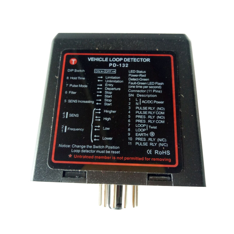 PD132 – ouvre-porte automatique, détecteur de véhicule à boucle Inductive à canal unique, compatible avec northtech