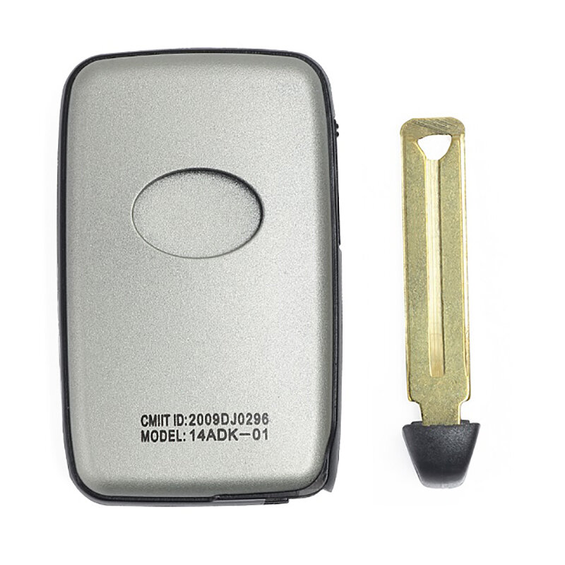 CN007201 kunci 4 tombol Aftermarket untuk Toyota Aurion 2007 + Remote pintar B53EA P1 D4 4D-67 433MHz abu-abu 89904-33100 tanpa kunci Go