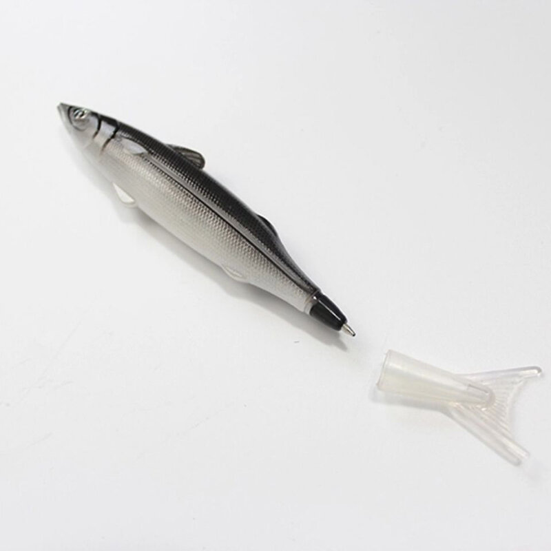 Mohamm caneta esferográfica 1 peça oceano peixe, caneta esferográfica 0.5mm, fofa, criativa, engraçada, material escolar de papelaria