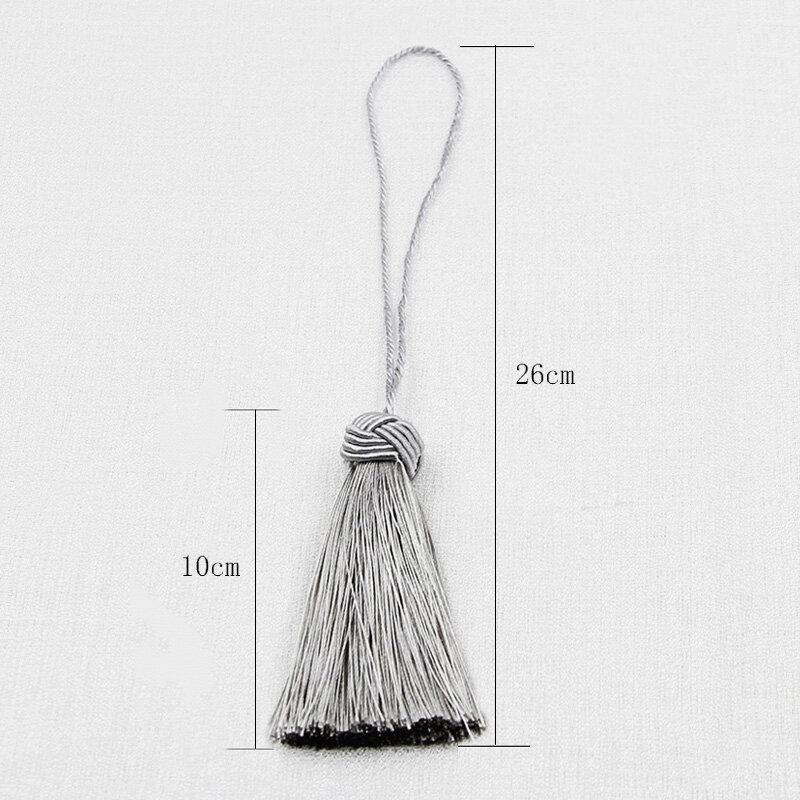 2Pcs/Lots Fluffy Cotton Tassel Hanging Rope Tassel for Sewing Clothing Curtain Fringe Home Decoration Craft Room Accessories