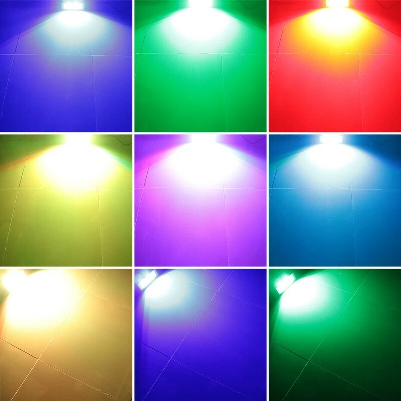 أضواء الديسكو الديسكو RGB بيضاء اللون 40 وات 60 وات 80 وات 100 وات تعمل بالريموت كنترول صوت فلاش مناسب لحفلات الزفاف أو الأجازات
