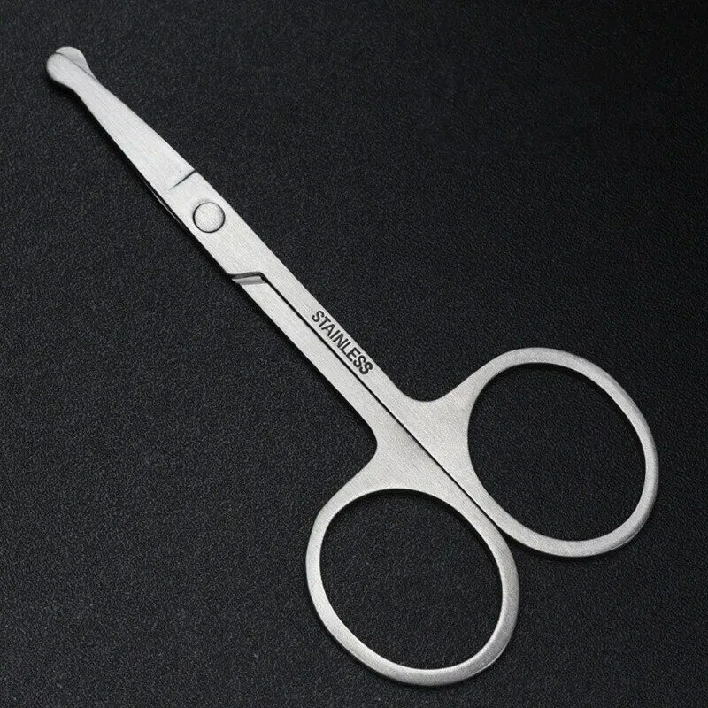Przenośne Mini nożyczki ze stali nierdzewnej krawiec narzędzie do cięcia domu do włosów w nosie Clipper kobiety praktyczne makijaż kolorowe nożyce do brwi