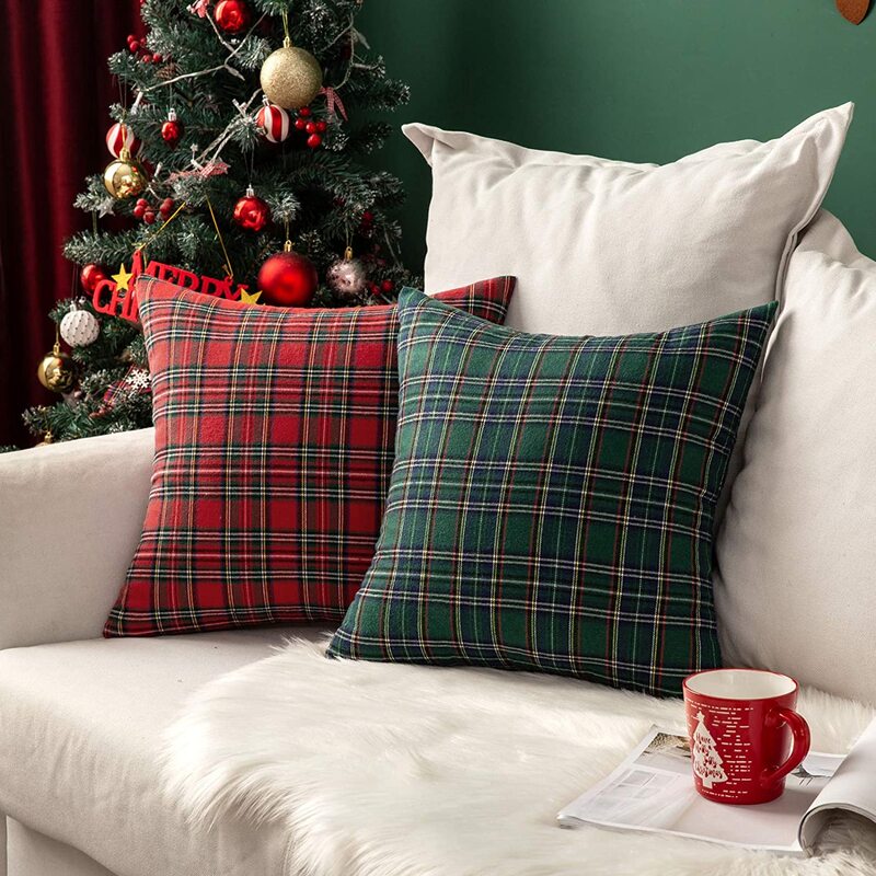 Рождественские декоративные подушки, чехол для планшетов, праздничное украшение для гостиной, домашнее украшение