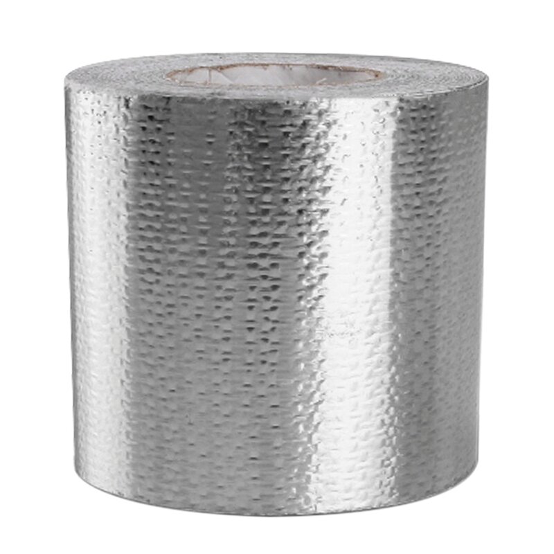 Cinta de barrera térmica de papel de aluminio, adhesivo reflectante, blindaje térmico, vendaje de alta temperatura