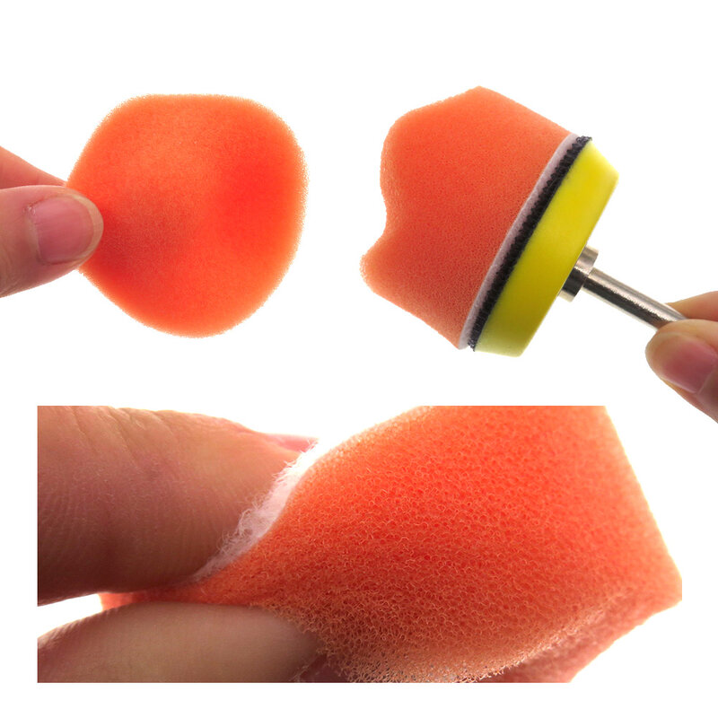 10pcs 2 inch 50mm Gross Polishing Buffing Pad wave sponge Car Polisher Buffer pads Clean waxing Auto paint maintenance care