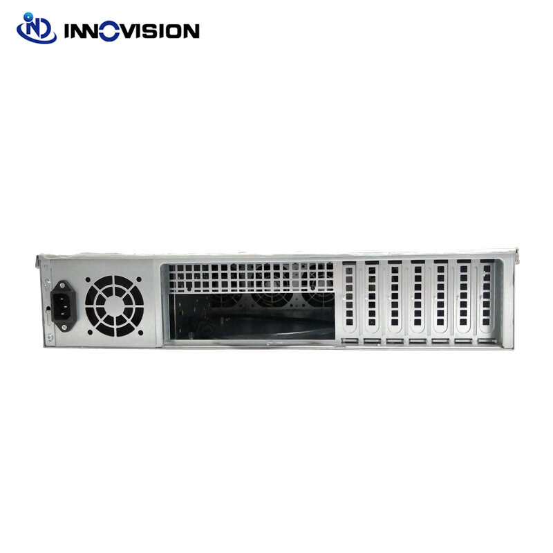Controle industrial Rack Server Chassis, IPFS NAS Case, suporte 9 discos rígidos, pode instalar E-ATX Motherboard, novo, 2U, 550mm de profundidade