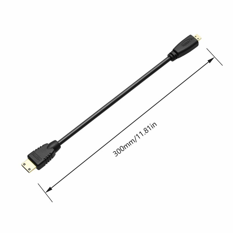 최고의 품질 미니 HDMI 마이크로 HDMI 케이블 내구성 케이블 실용적인 케이블 휴대용 케이블