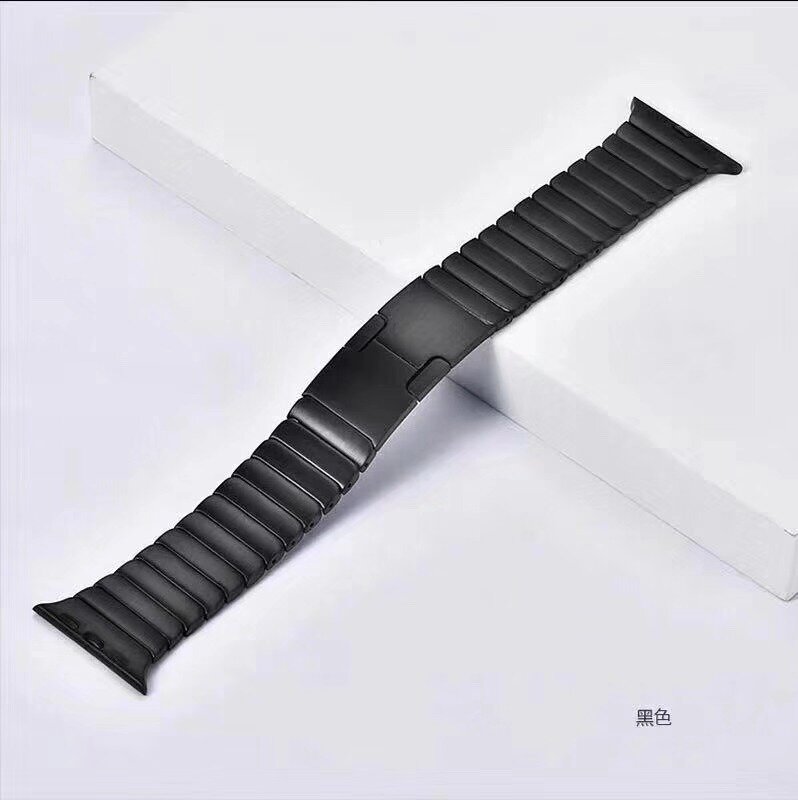 Bande en acier inoxydable pour Apple montre Bracelet lien Bracelet 38 40mm 42 44mm bracelets de montre montre bande en métal pour iWatch série 5 4 3 2 1
