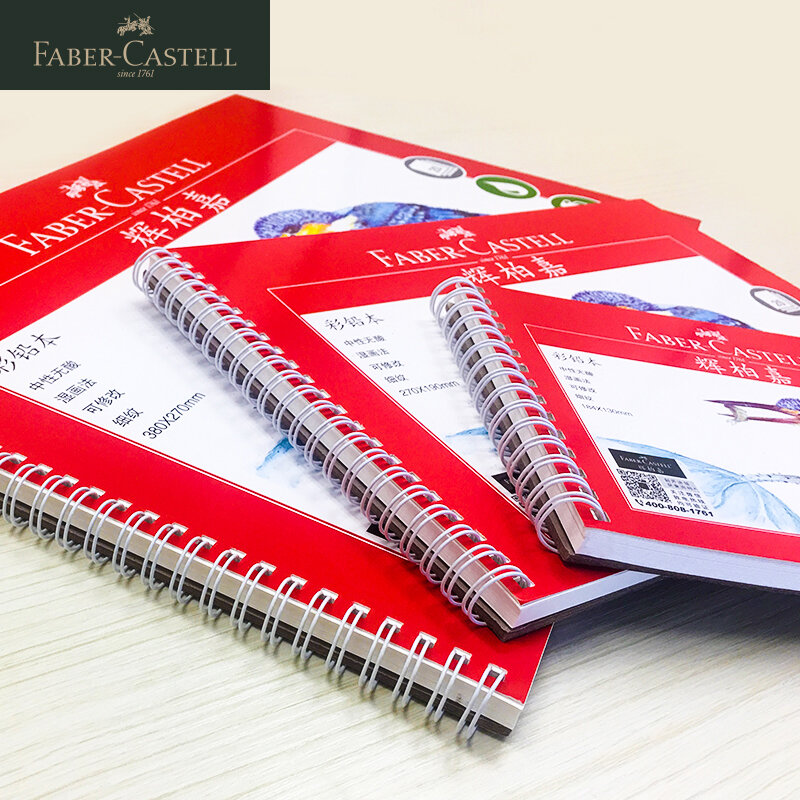 Faber Castell 230G Kleurpotlood Boek 32K/16K/8K Fijne Korrel/Textuur Aquarel/Vette Gekleurde Lood Schilderij Speciale Boek/Papers