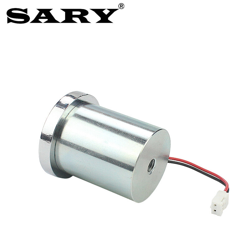 DC12V mini solenoid elektromagnet suction7KG Small round electromagnet energized and loses its magnetic force