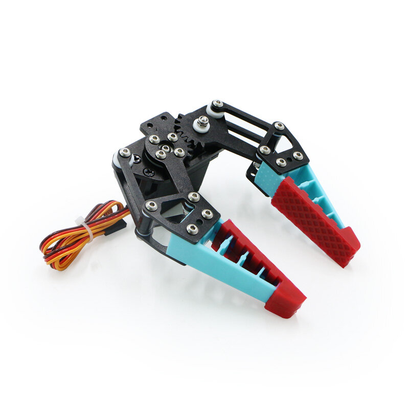 Garra de Robot Flexible biónica, brazo mecánico Flexible, dedo con pinza antideslizante de silicona, Software adaptable, servocontrol, el más nuevo
