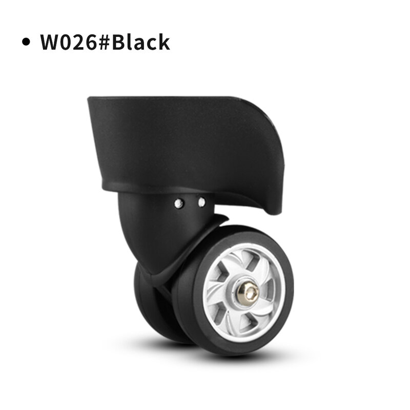 Tangyipin w026 bagagem roda mala caixa de senha substituição universal rodas acessórios preto cinza borracha rodízios anti-desgaste